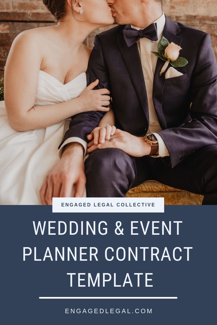 couple signing wedding planning contract with planner