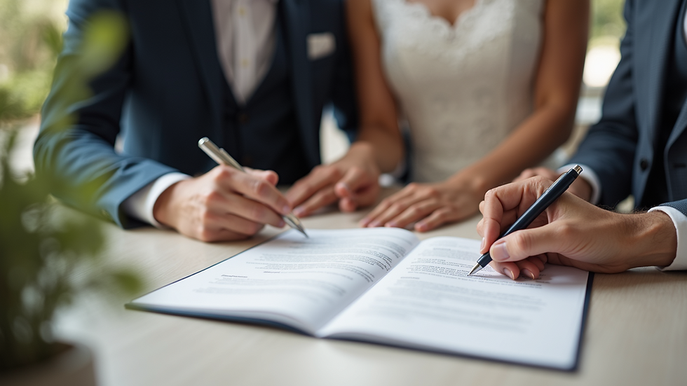 Wedding Vendor Contract: 9 Clauses to Check in 2026